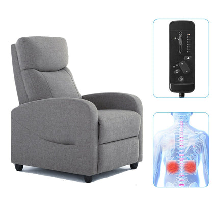 Fauteuil de massage inclinable Fauteuil inclinable à dossier relevable Fauteuil inclinable pour cinéma maison