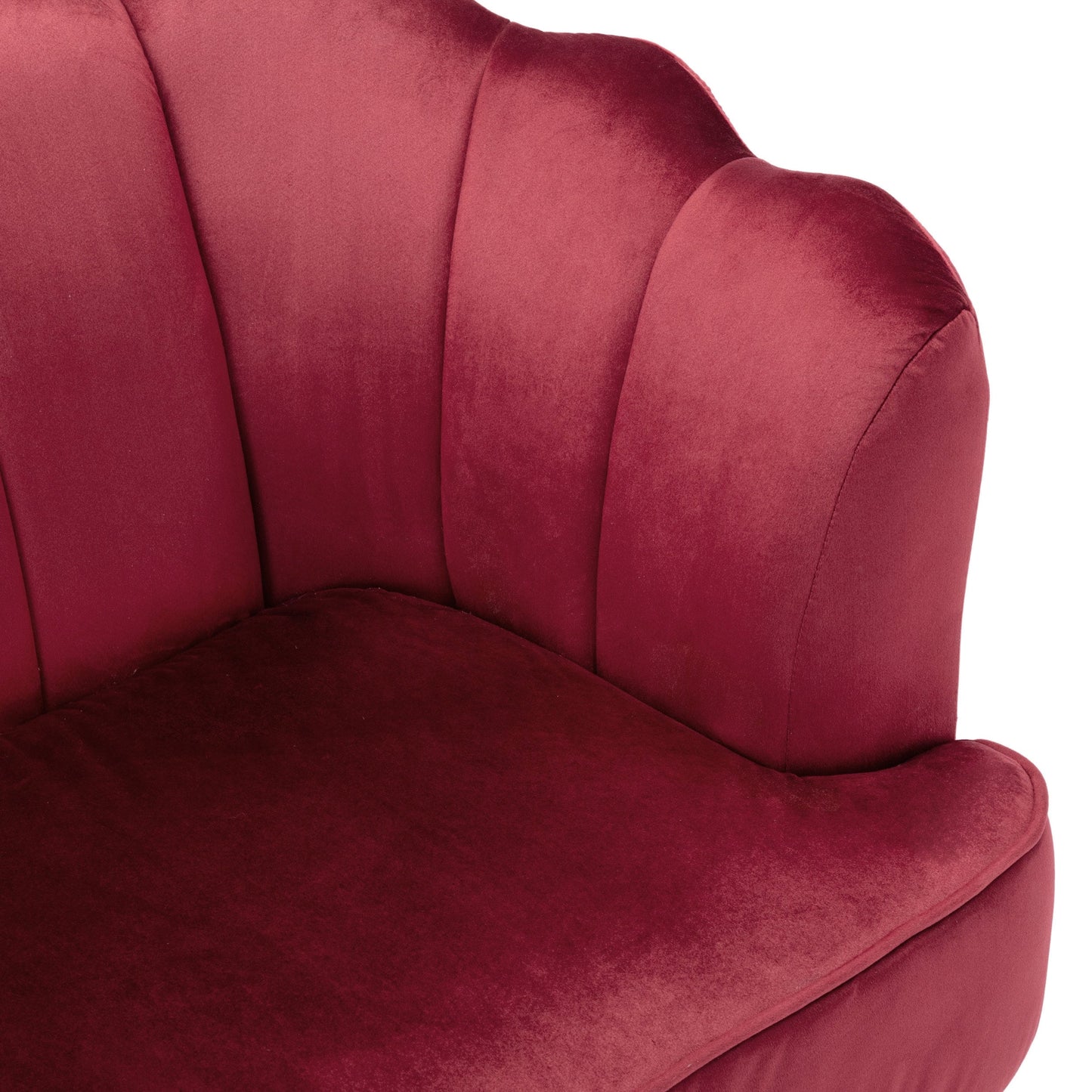 Canapé 3 places Reitz Glam en velours par Christopher Knight Home - 76,25 L x 29,25 l x 33,50 H