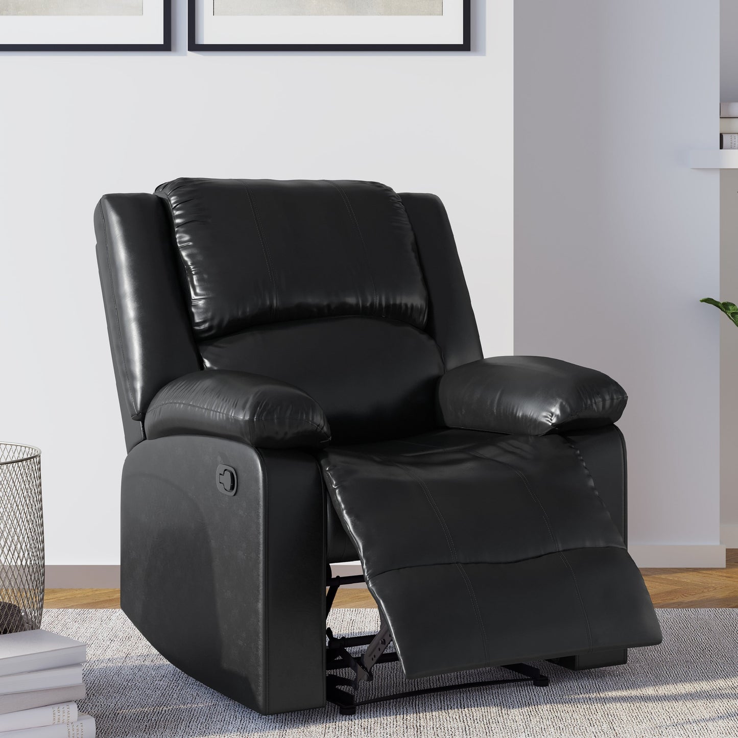 Fauteuil inclinable manuel Porter en similicuir par iLounge