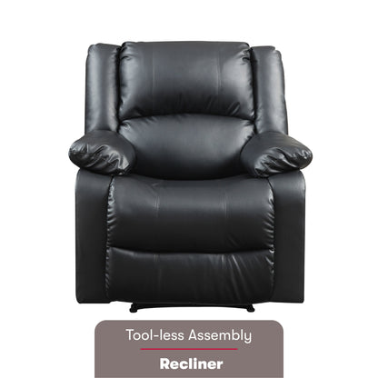 Fauteuil inclinable manuel Porter en similicuir par iLounge