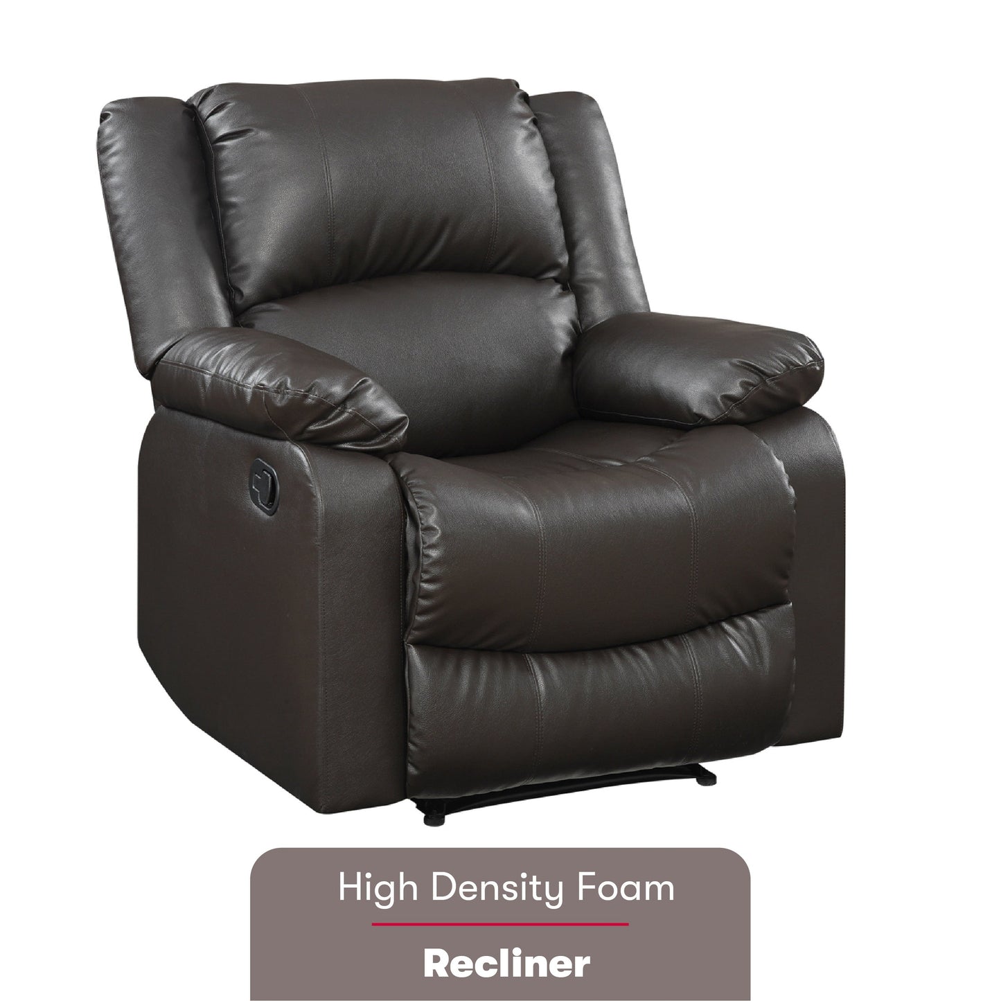 Fauteuil inclinable manuel Porter en similicuir par iLounge