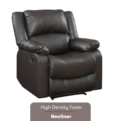 Fauteuil inclinable manuel Porter en similicuir par iLounge