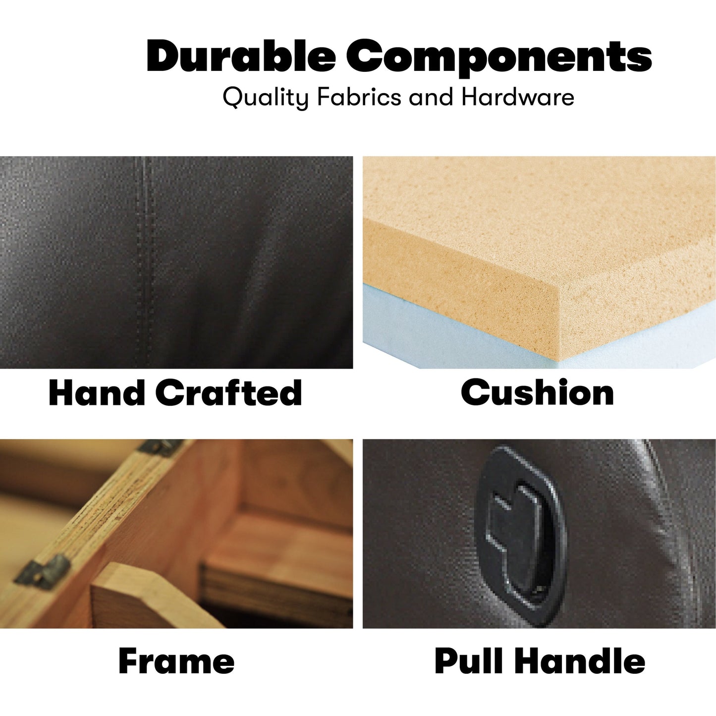 Fauteuil inclinable manuel Porter en similicuir par iLounge