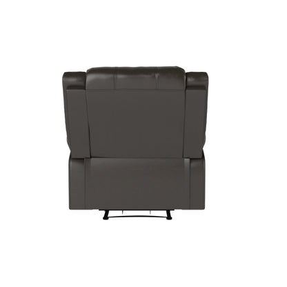 Fauteuil inclinable manuel Porter en similicuir par iLounge