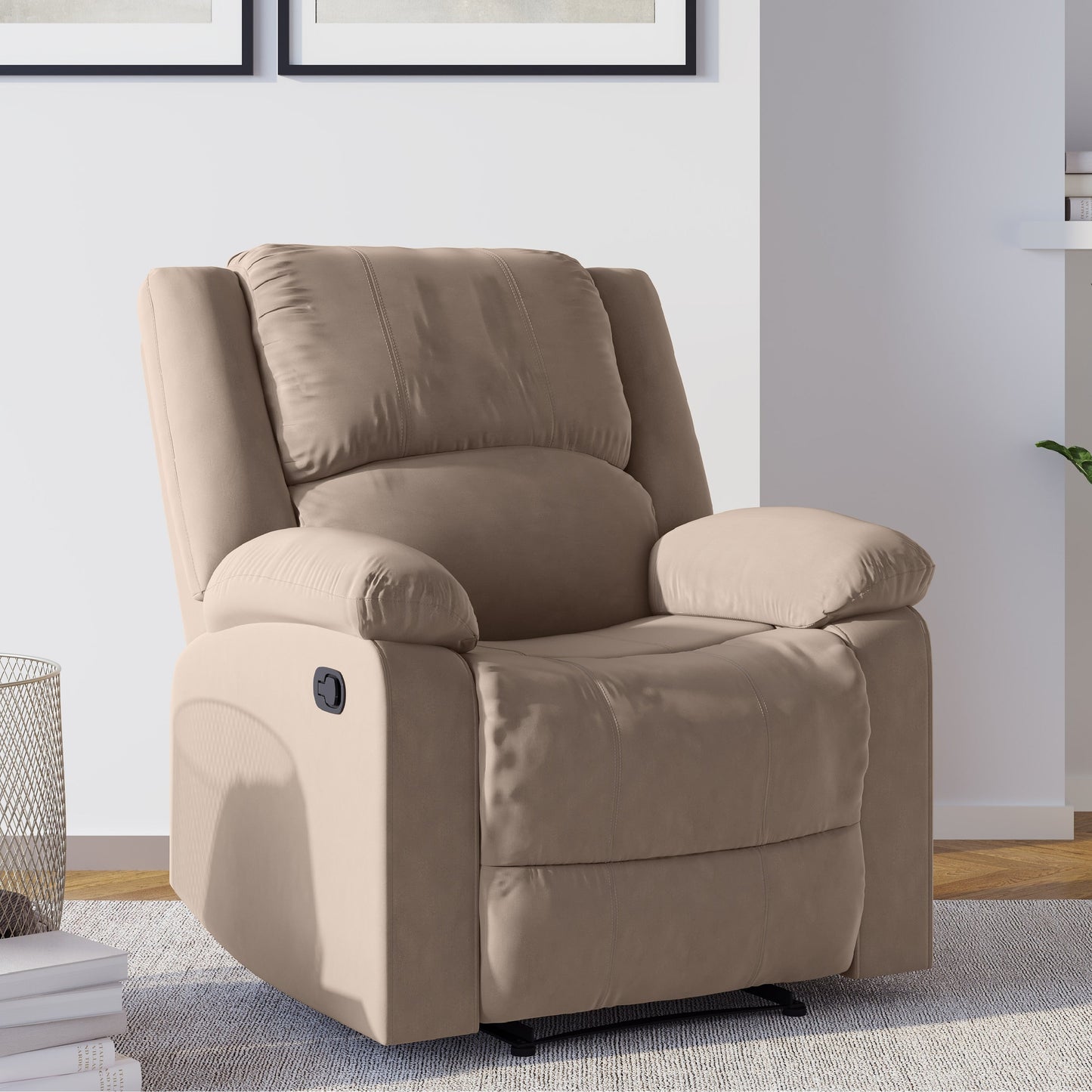 Relaxez-vous sur une chaise longue ? Fauteuil inclinable manuel Porter en microfibre par iLounge