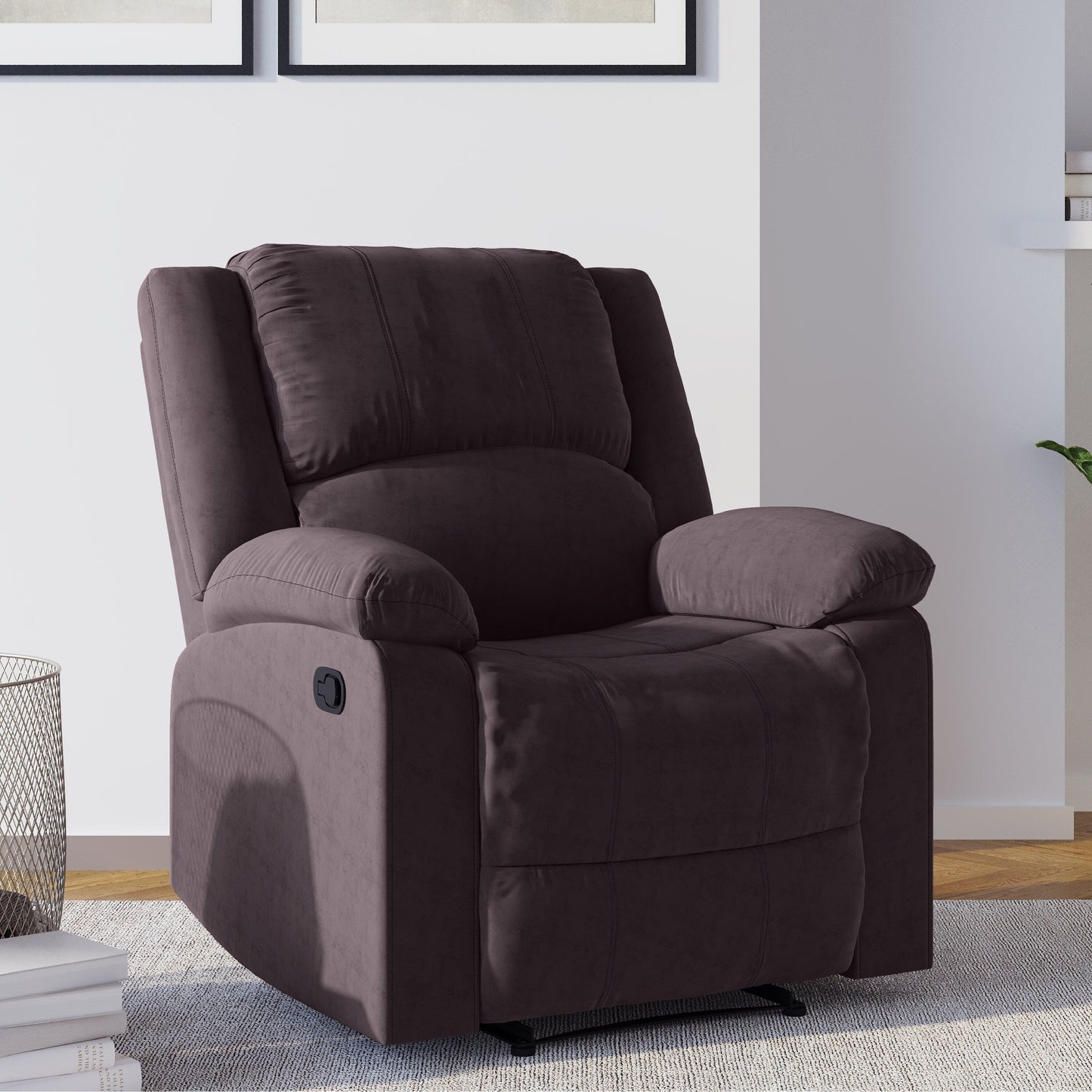 Relaxez-vous sur une chaise longue ? Fauteuil inclinable manuel Porter en microfibre par iLounge