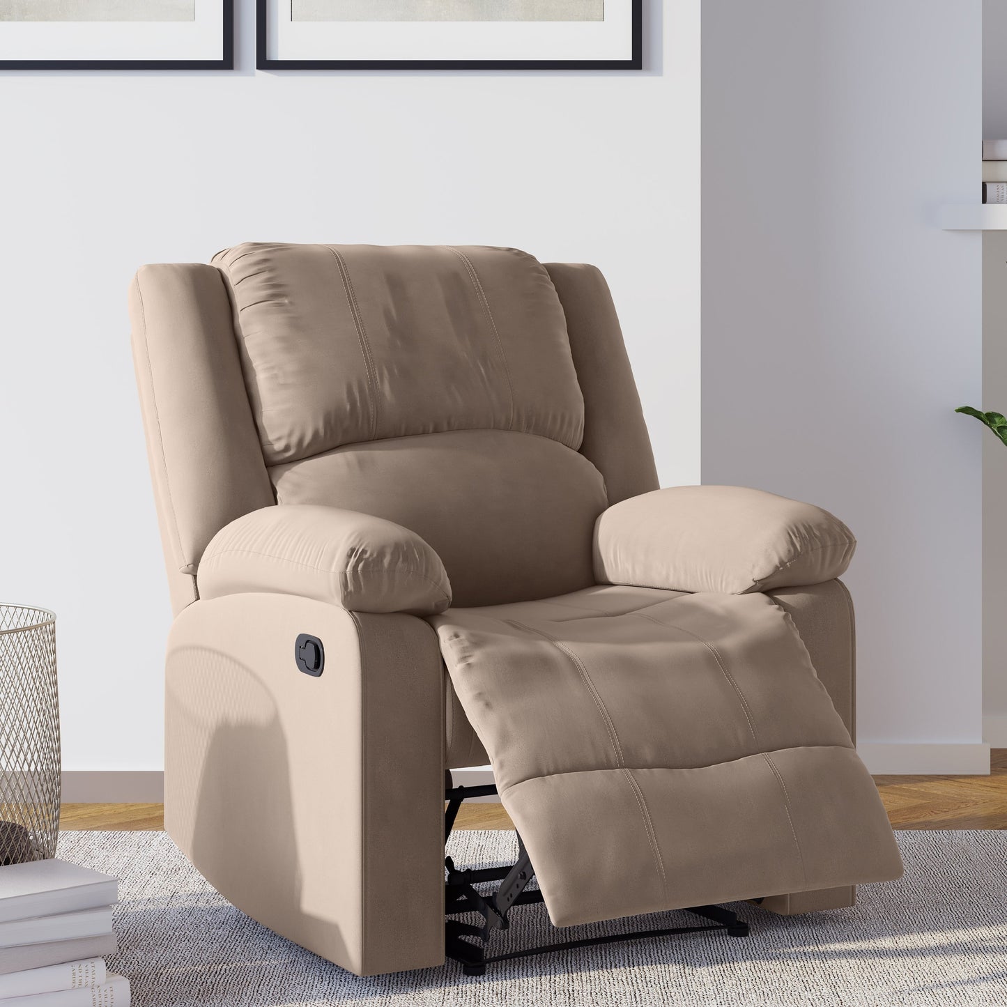 Relaxez-vous sur une chaise longue ? Fauteuil inclinable manuel Porter en microfibre par iLounge