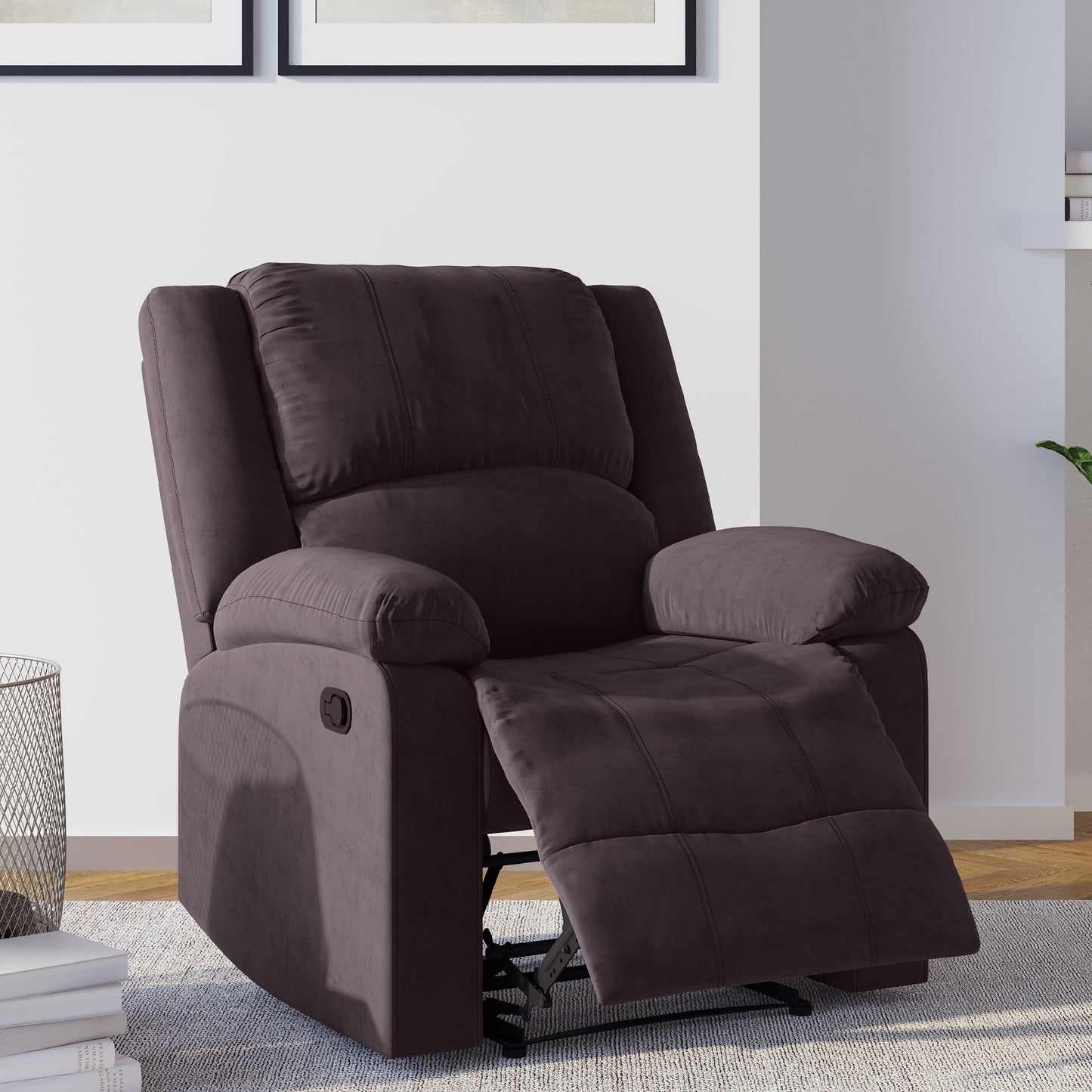 Relaxez-vous sur une chaise longue ? Fauteuil inclinable manuel Porter en microfibre par iLounge