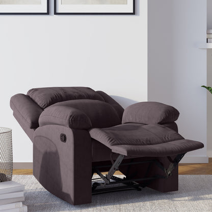 Relaxez-vous sur une chaise longue ? Fauteuil inclinable manuel Porter en microfibre par iLounge