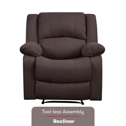 Relaxez-vous sur une chaise longue ? Fauteuil inclinable manuel Porter en microfibre par iLounge