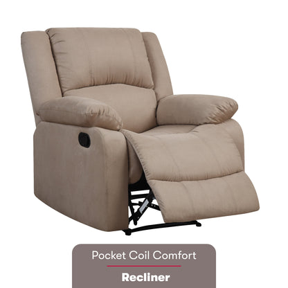 Relaxez-vous sur une chaise longue ? Fauteuil inclinable manuel Porter en microfibre par iLounge