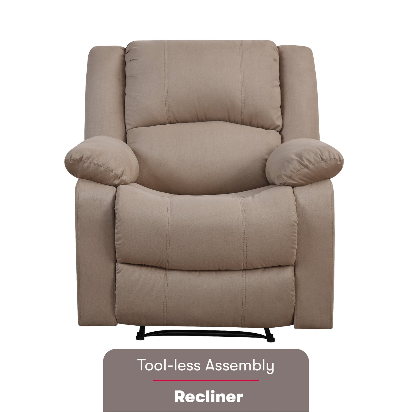 Relaxez-vous sur une chaise longue ? Fauteuil inclinable manuel Porter en microfibre par iLounge
