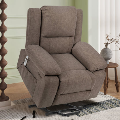 Fauteuil inclinable électrique multifonction avec télécommande pour personnes âgées