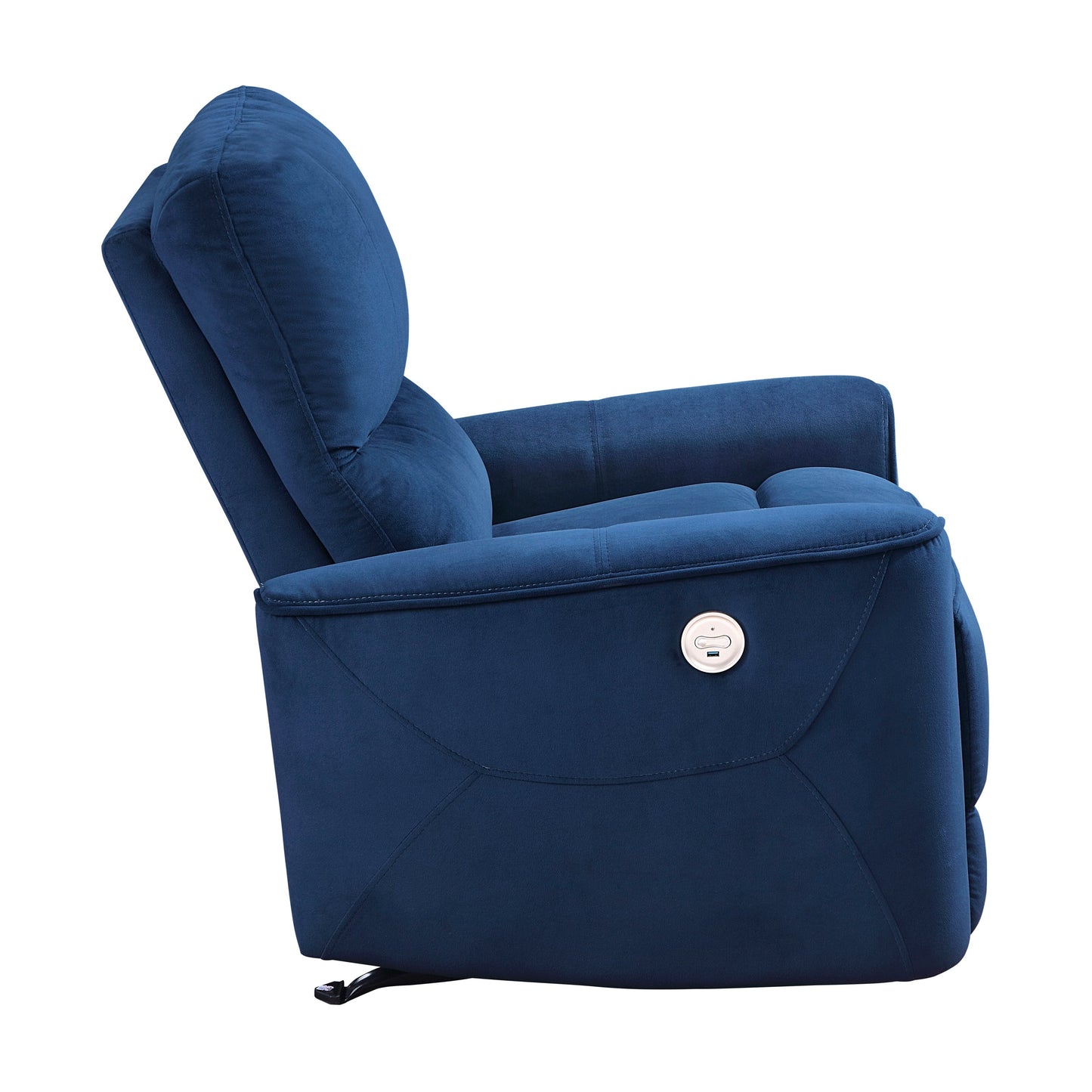 Fauteuil inclinable à bascule électrique Ripon Velvet