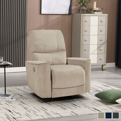 Fauteuil inclinable à bascule électrique Ripon Velvet