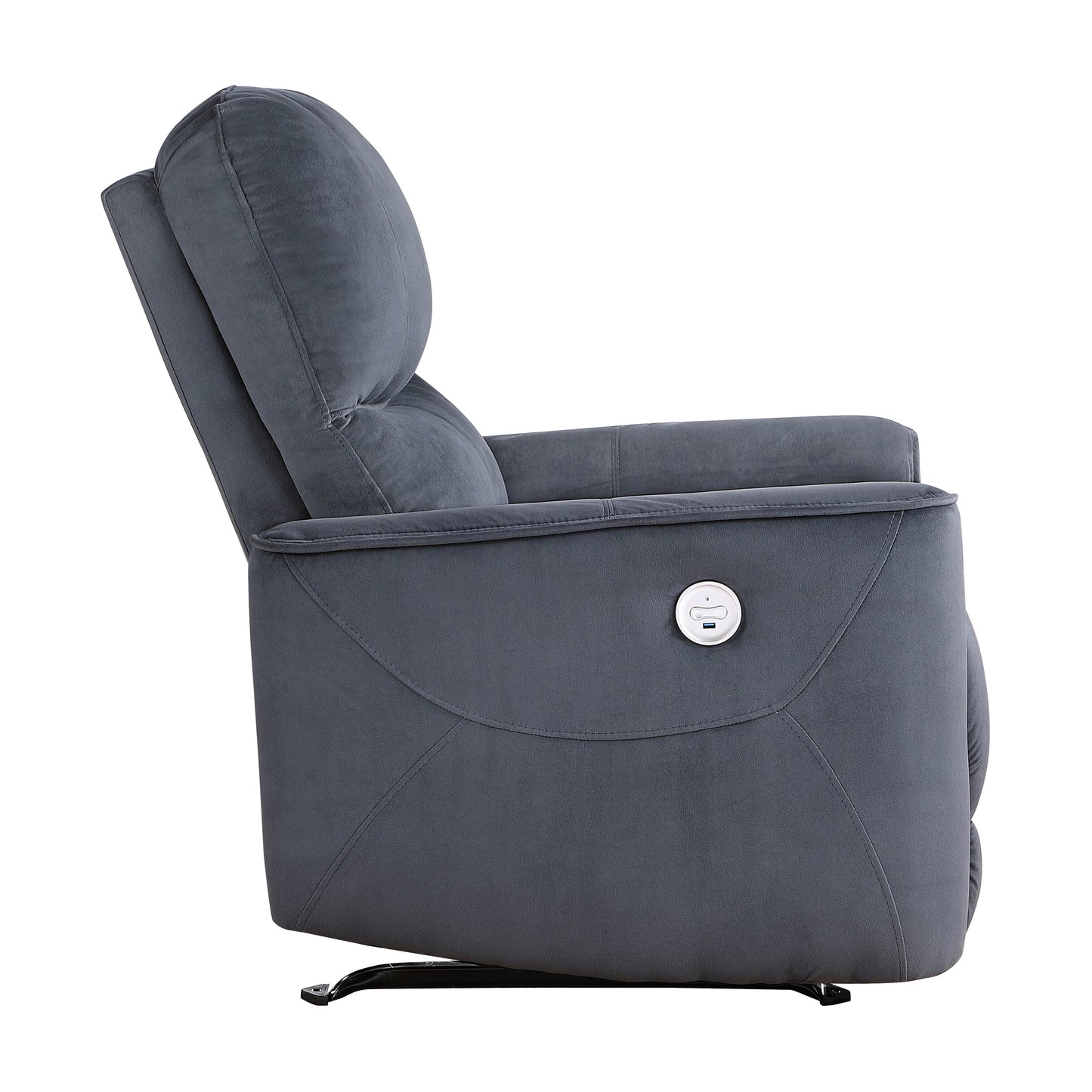 Fauteuil inclinable à bascule électrique Ripon Velvet