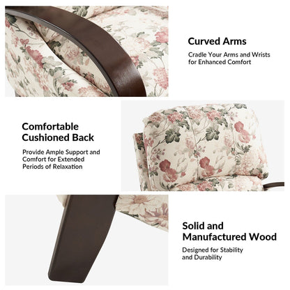 Fauteuil inclinable manuel en cuir véritable Rita par Hulala Home