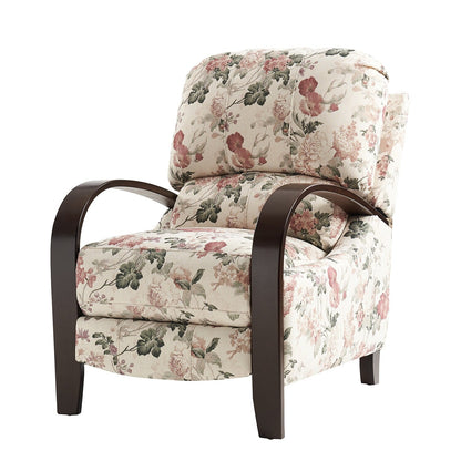 Fauteuil inclinable manuel en cuir véritable Rita par Hulala Home