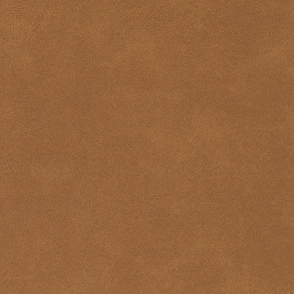 Canapé de salon 3 places en cuir véritable Rita avec pieds en bois massif et clous décoratifs