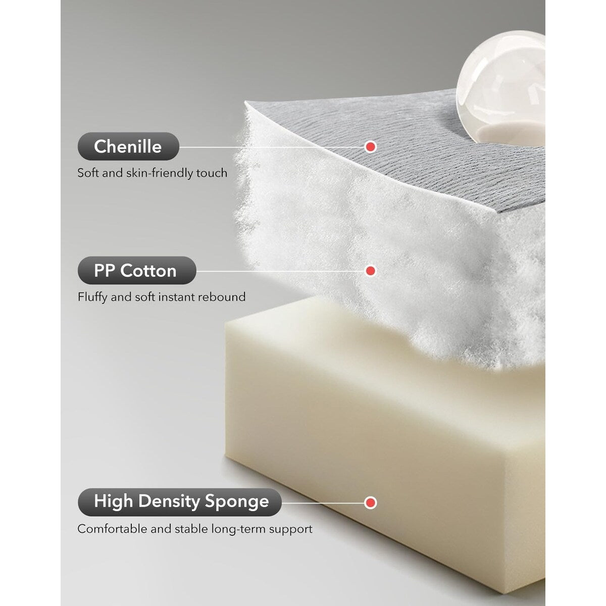 Fauteuil à bascule pivotant à 360°