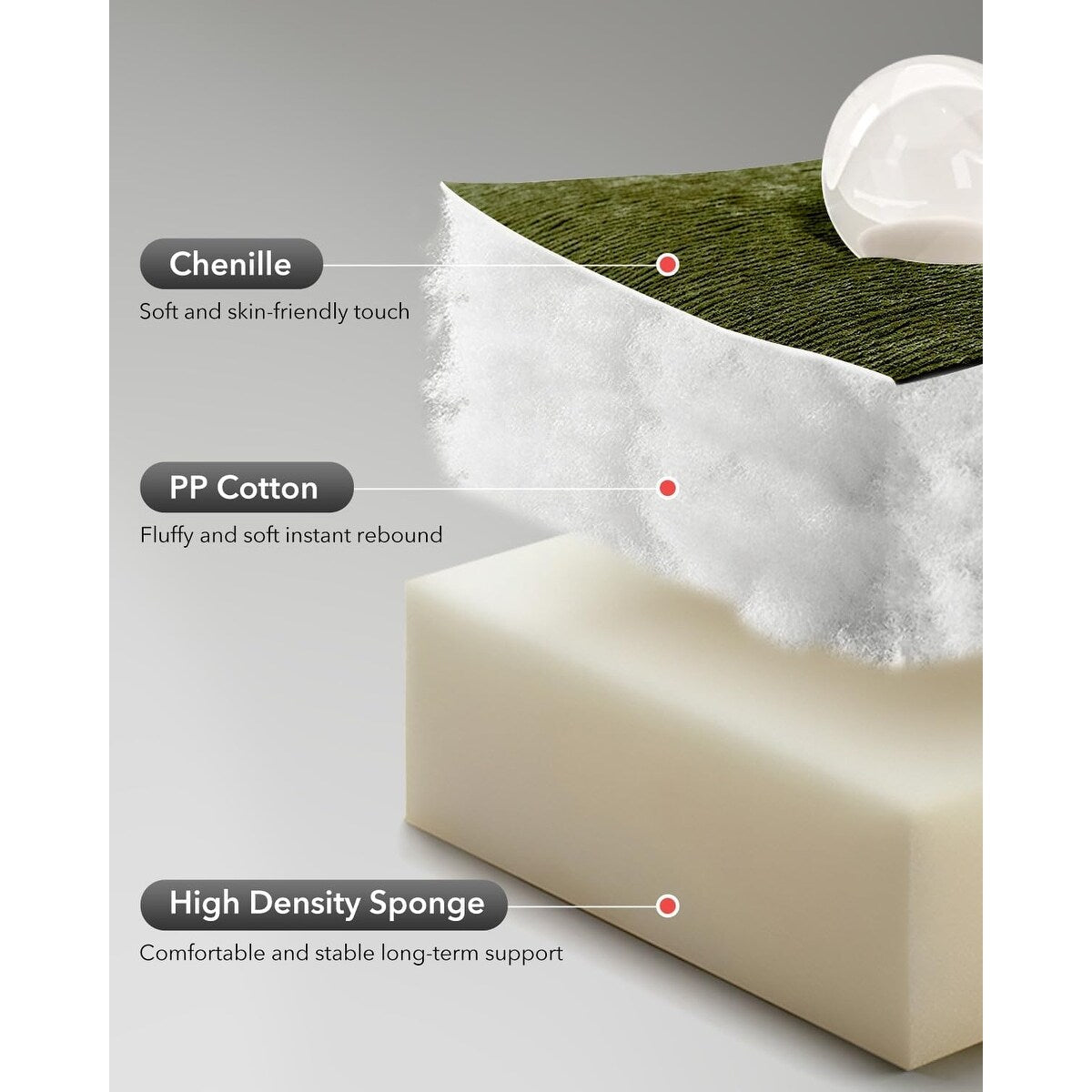 Fauteuil à bascule pivotant à 360°