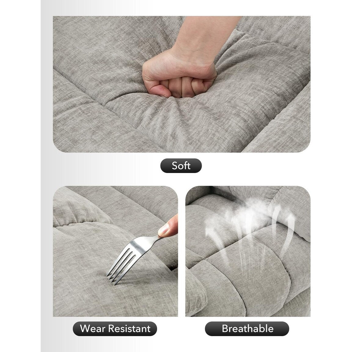 Fauteuil à bascule pivotant à 360°