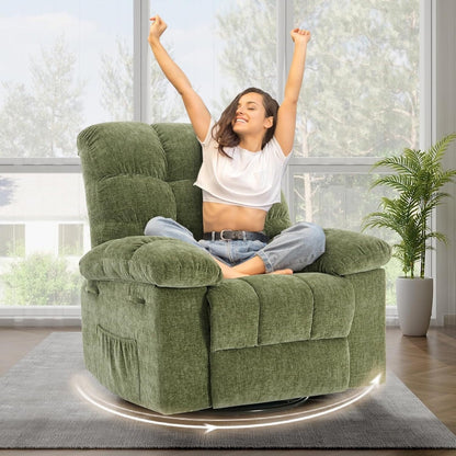 Fauteuil à bascule pivotant à 360°