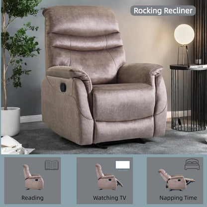 Fauteuil inclinable à bascule pour salon