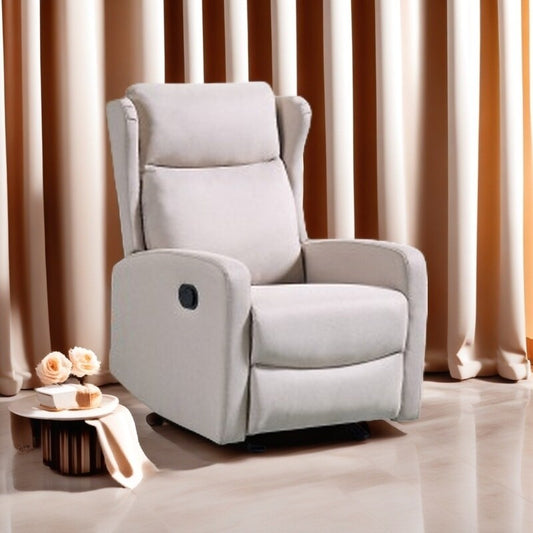 Fauteuil inclinable à bascule, inclinaison à 3 positions, support confortable pour les accoudoirs et le dos, design moderne avec mousse haute densité