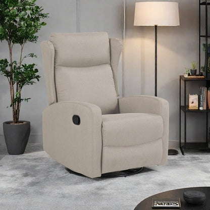 Fauteuil inclinable à bascule, inclinaison à 3 positions, support confortable pour les accoudoirs et le dos, design moderne avec mousse haute densité