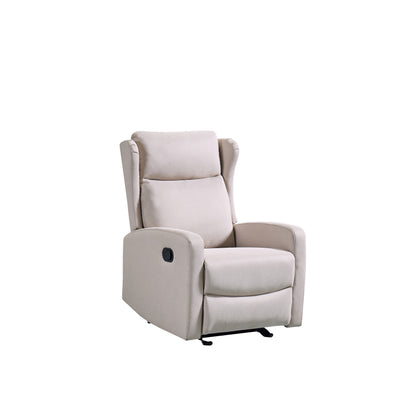 Fauteuil inclinable à bascule, inclinaison à 3 positions, support confortable pour les accoudoirs et le dos, design moderne avec mousse haute densité