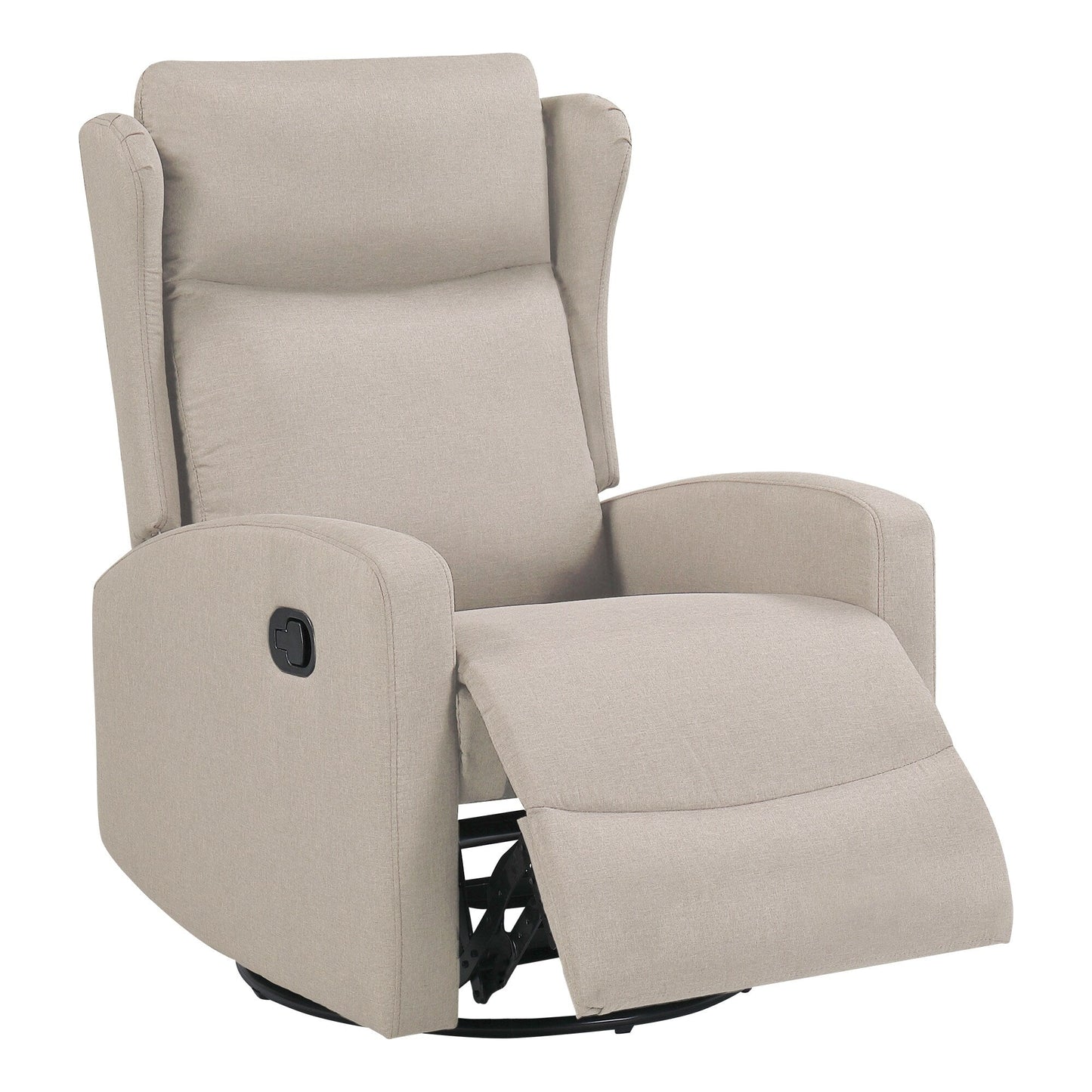 Fauteuil inclinable à bascule, inclinaison à 3 positions, support confortable pour les accoudoirs et le dos, design moderne avec mousse haute densité