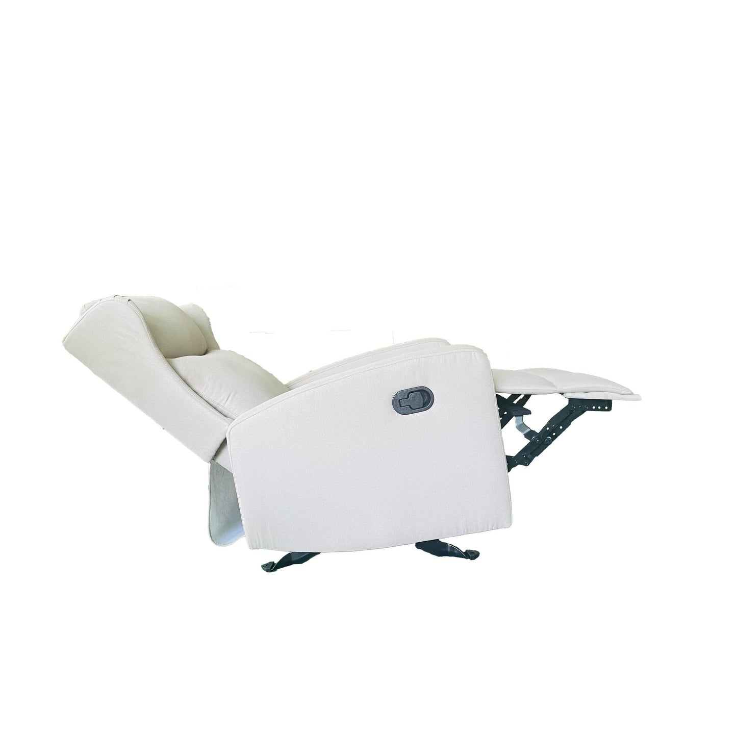 Fauteuil inclinable à bascule, canapé inclinable réglable avec support lombaire, fauteuil inclinable classique avec accoudoirs et dossier confortables