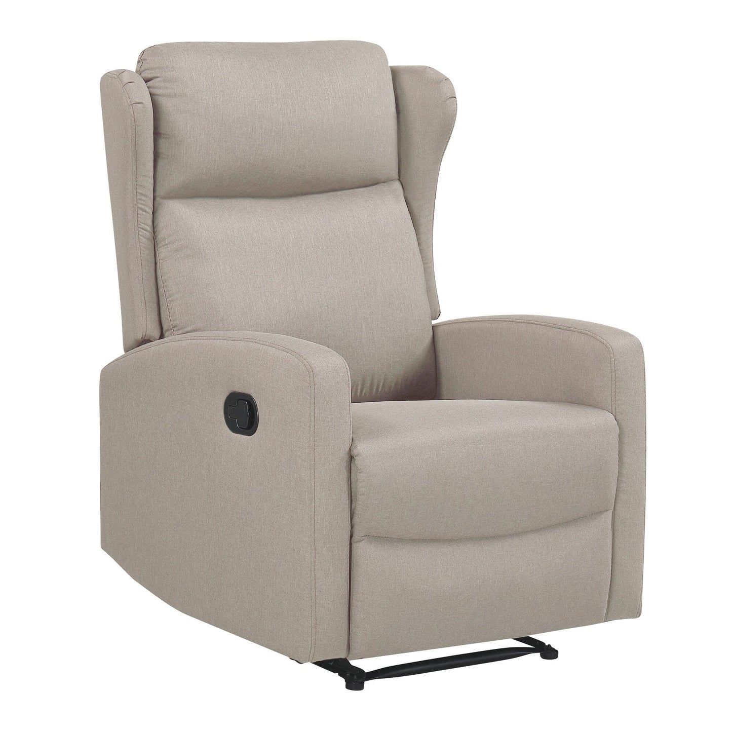 Fauteuil inclinable à bascule, canapé inclinable réglable avec support lombaire, fauteuil inclinable classique avec accoudoirs et dossier confortables