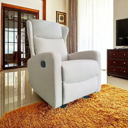 Fauteuil inclinable à bascule, canapé inclinable réglable avec support lombaire, fauteuil inclinable classique avec accoudoirs et dossier confortables
