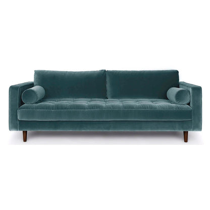 Canapé en tissu Roma bleu spa 88