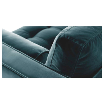 Canapé en tissu Roma bleu spa 88