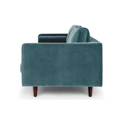 Canapé en tissu Roma bleu spa 88