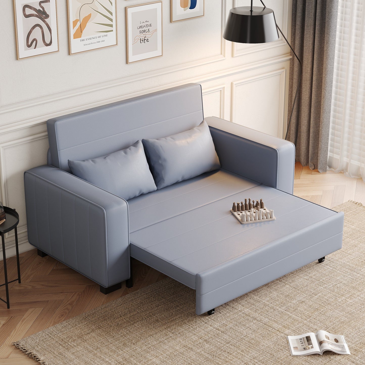 Canapé-lit pliant en coton Romision