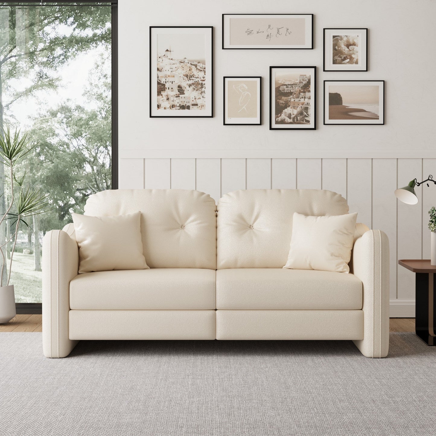 Canapé-lit pliant en tissu technologique Romision