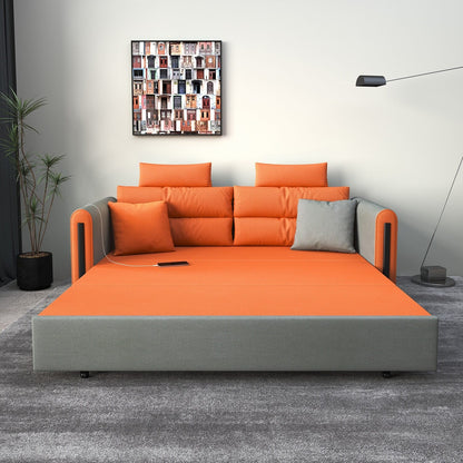 Canapé-lit pliant en tissu technologique Romision