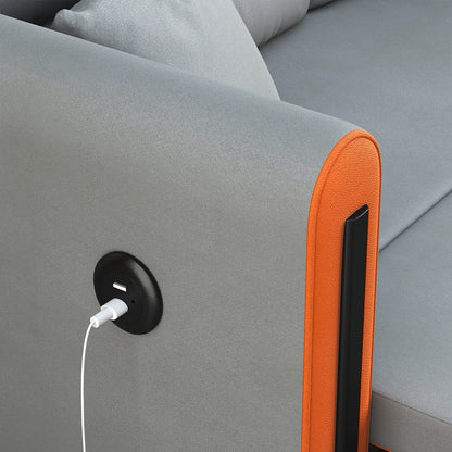 Canapé-lit pliant en tissu technologique Romision