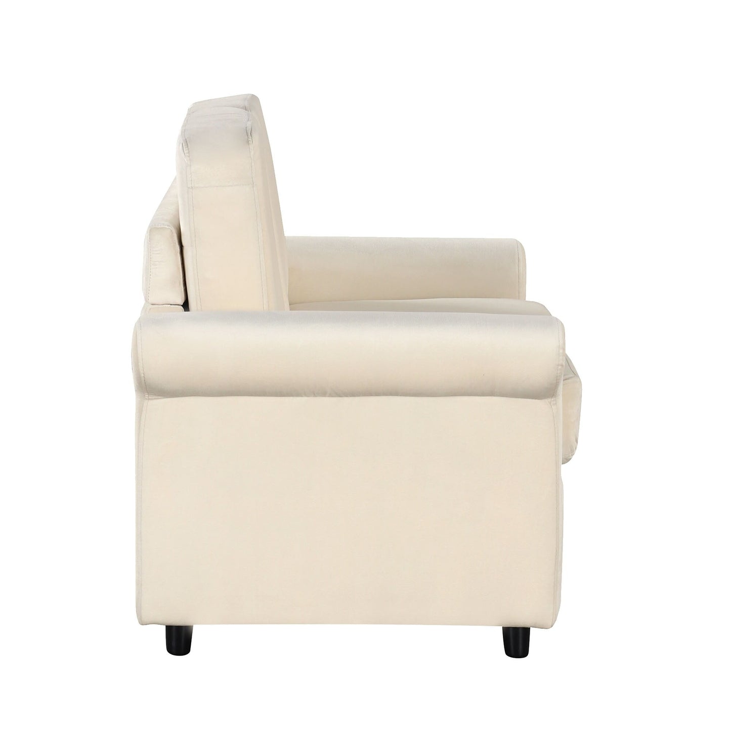 Canapé-lit gigogne 2 en 1 Roomfitters avec surmatelas double haut de gamme, ports USB et design compact pour le salon