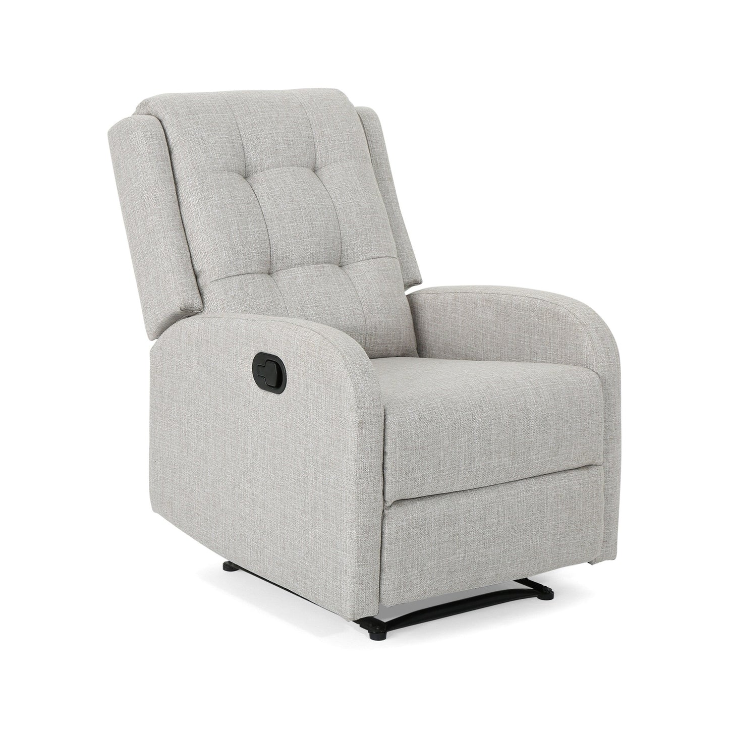 Fauteuil inclinable standard manuel Roomfitters 24,75 pouces, confortable pour salon et chambre, beige