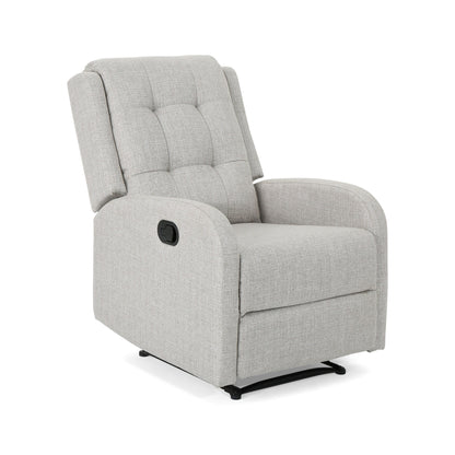 Fauteuil inclinable standard manuel Roomfitters 24,75 pouces, confortable pour salon et chambre, beige