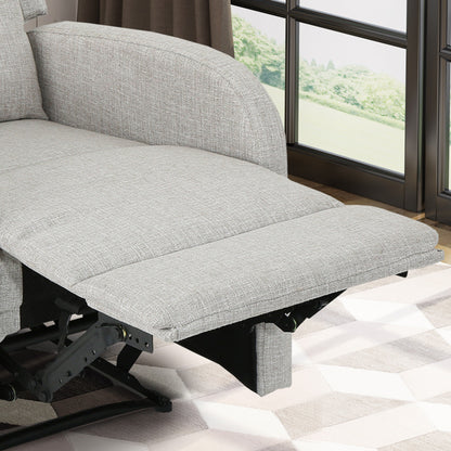 Fauteuil inclinable standard manuel Roomfitters 24,75 pouces, confortable pour salon et chambre, beige