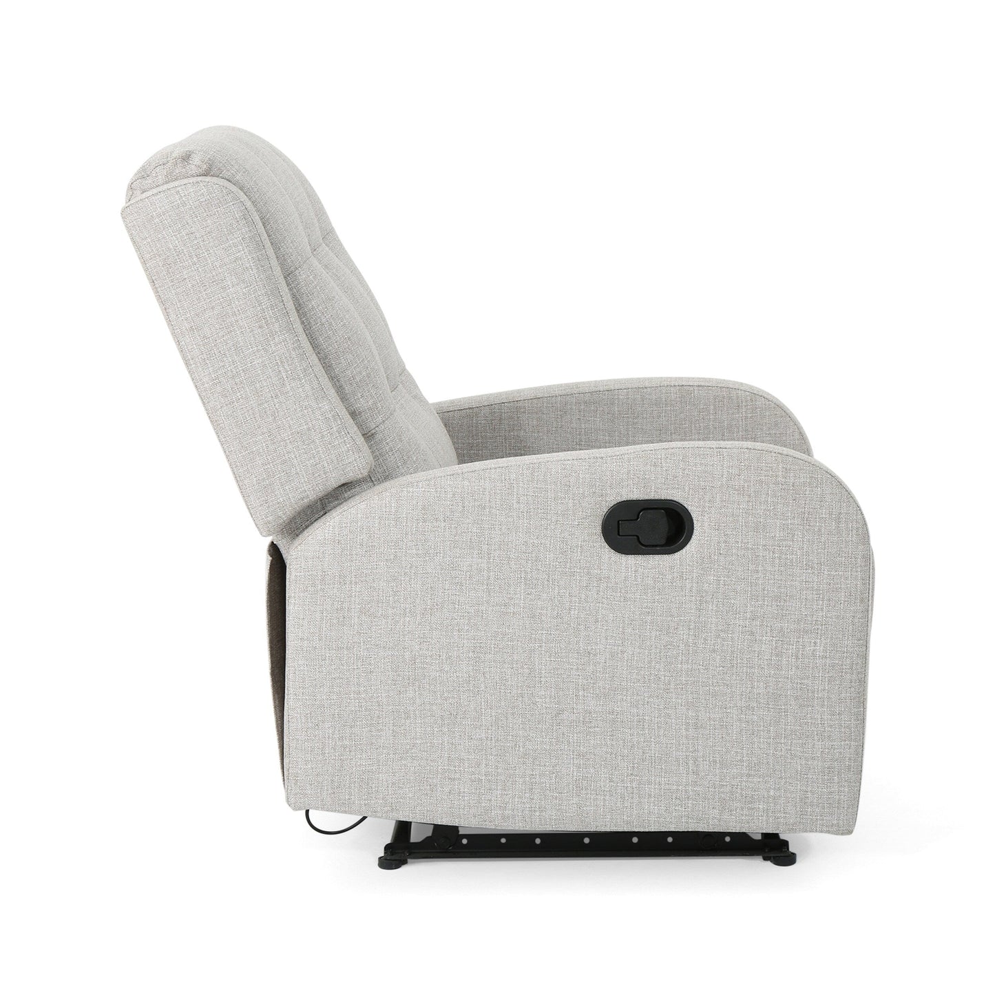 Fauteuil inclinable standard manuel Roomfitters 24,75 pouces, confortable pour salon et chambre, beige