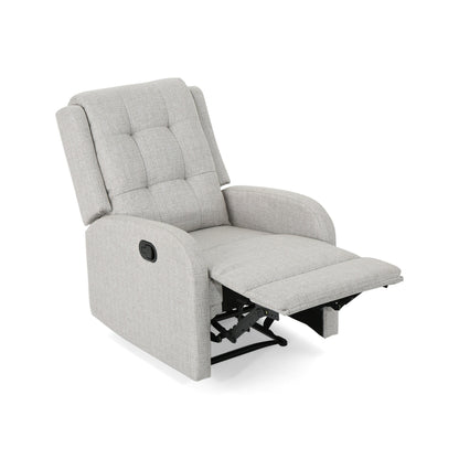 Fauteuil inclinable standard manuel Roomfitters 24,75 pouces, confortable pour salon et chambre, beige