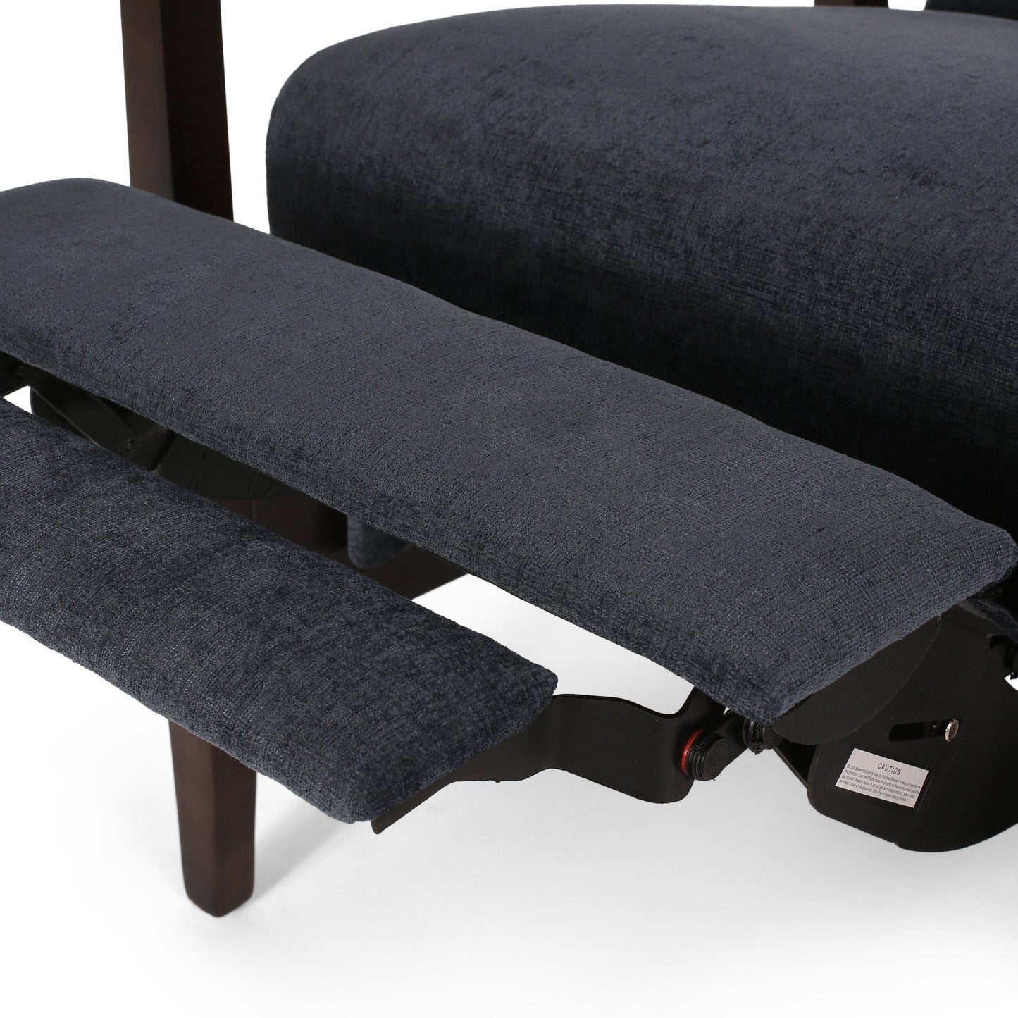 Fauteuil inclinable manuel en bois de 62 cm de large, fauteuil de salon confortable pour le salon