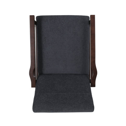 Fauteuil inclinable manuel en bois de 62 cm de large, fauteuil de salon confortable pour le salon